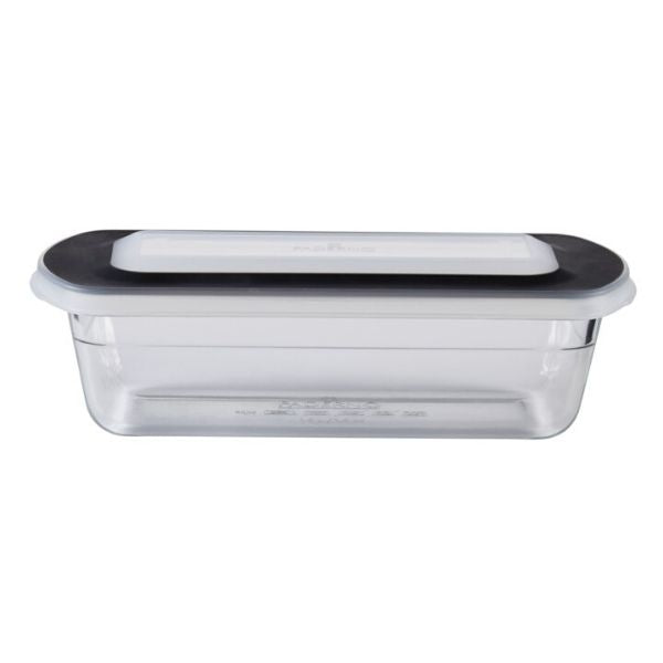 1.6 Qt Glass Loaf Pan With Lid