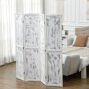 Screen Divider Room Divider with Foldable Design for Indoor Bedroom Office 5.5' Rustic White