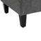 Storage Ottoman, Linen Upholstered Storage Bench with Lift Top and Button Tufted for Living Room, Gray